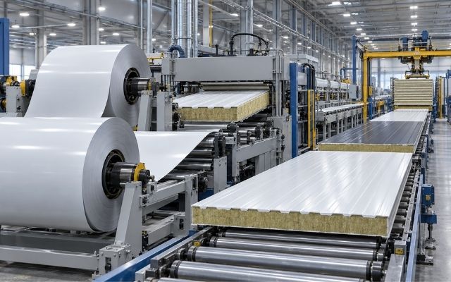 Sandviç panel fabrikaları üretim süreçleri, çeşitleri, imalat teknikleri ve doğru üretici seçimi hakkında aradığınız bilgiler bu rehberde.